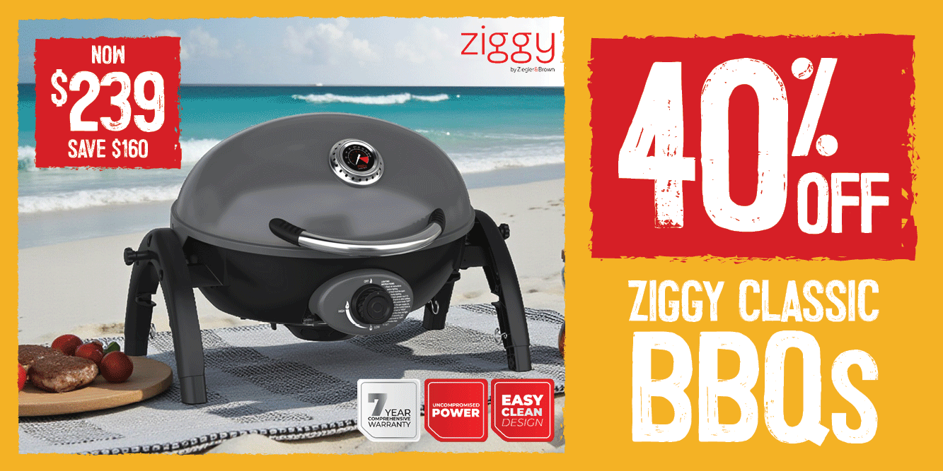 40% Off Ziggy Classic BBQs | Shop Now